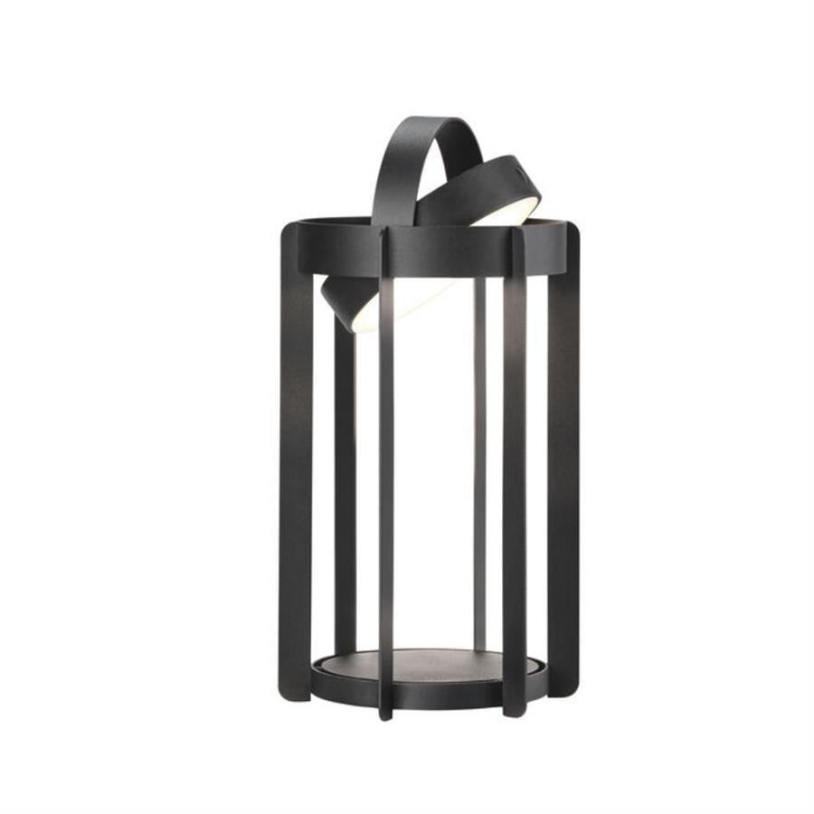 Ateş Böceği Feneri Led Işıklı Siyah 30 cm