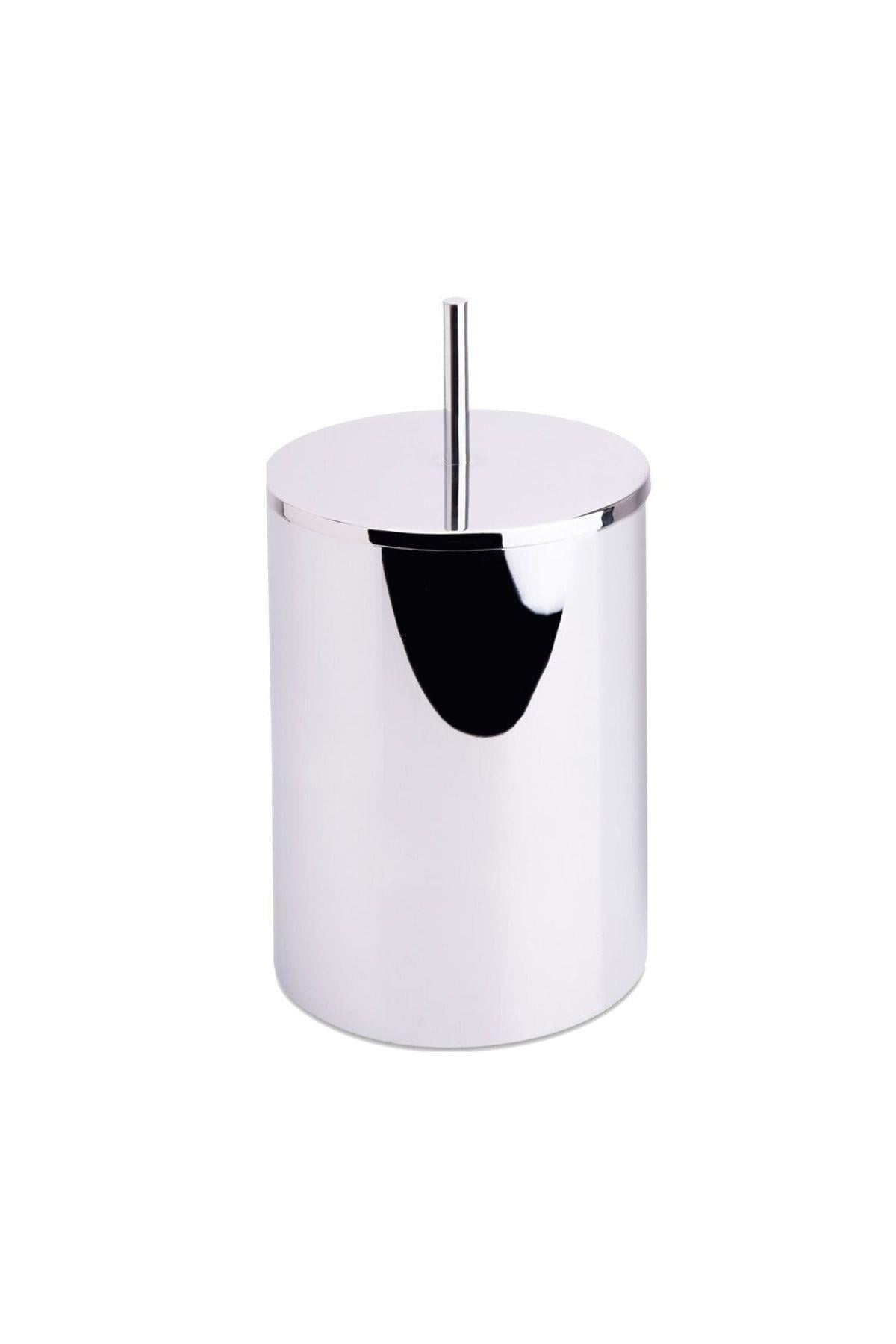 Banyo Çöp Kovası 3 Lt Krom Renk 332X175X175 mm