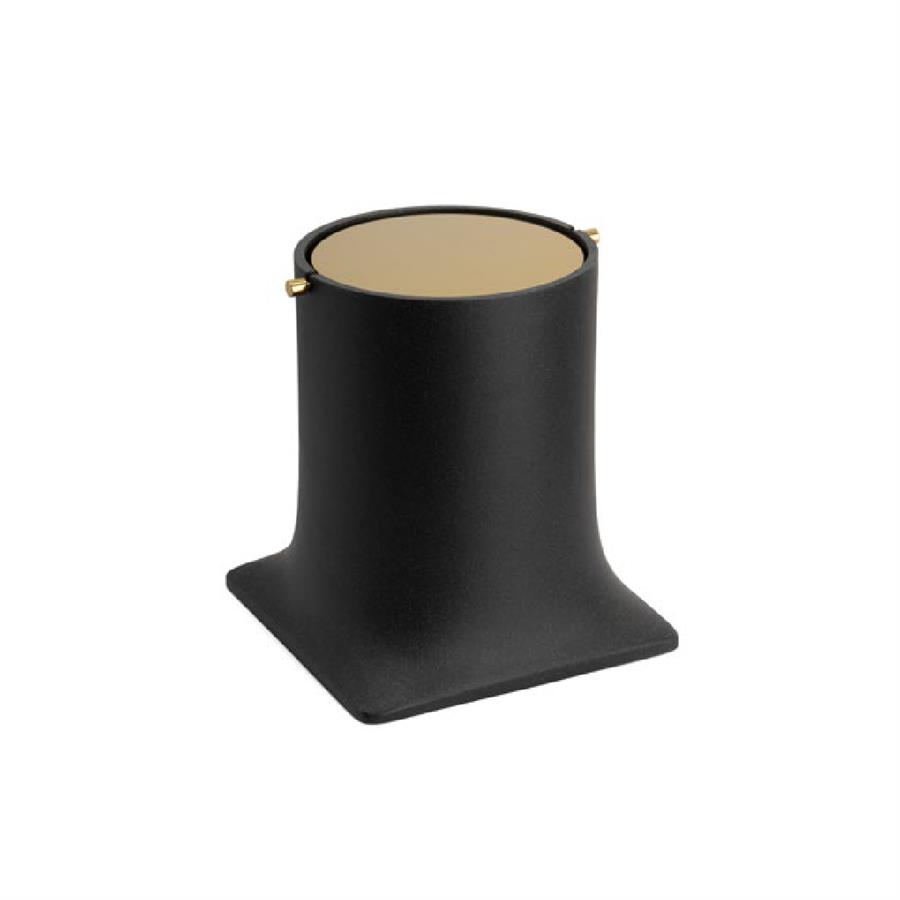 Banyo Çöp Kovası 4 Lt Beyaz/Gold 247X225X225 Mm