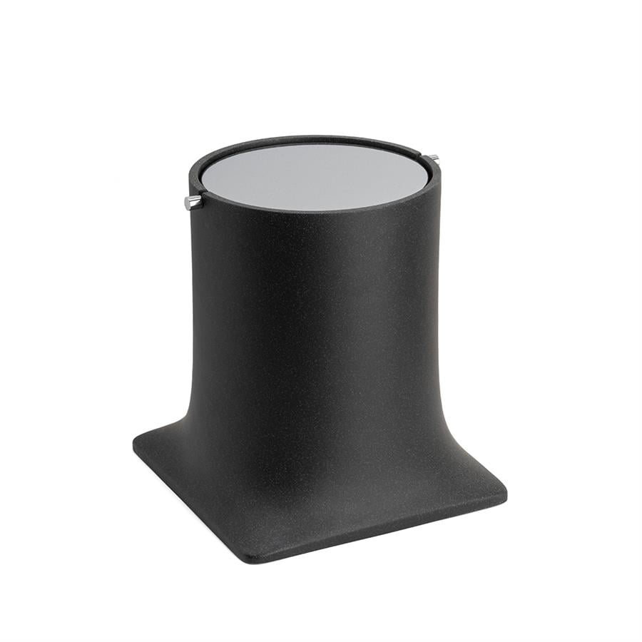 Banyo Çöp Kovasıı 4 L Siyah-Krom Renk 247X225X225 Mm