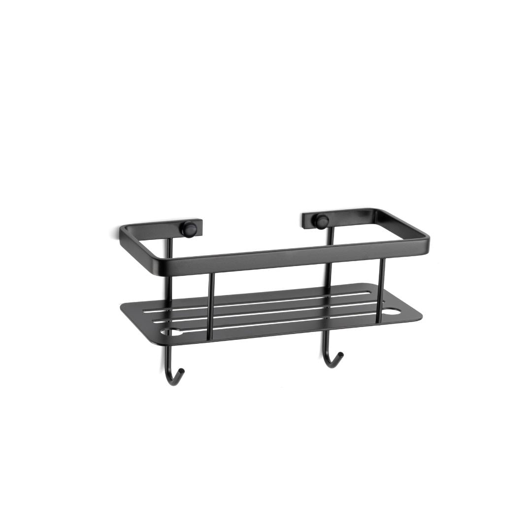 Banyo Duş Raf Sistemi Siyah Renk 152X112X260 Mm