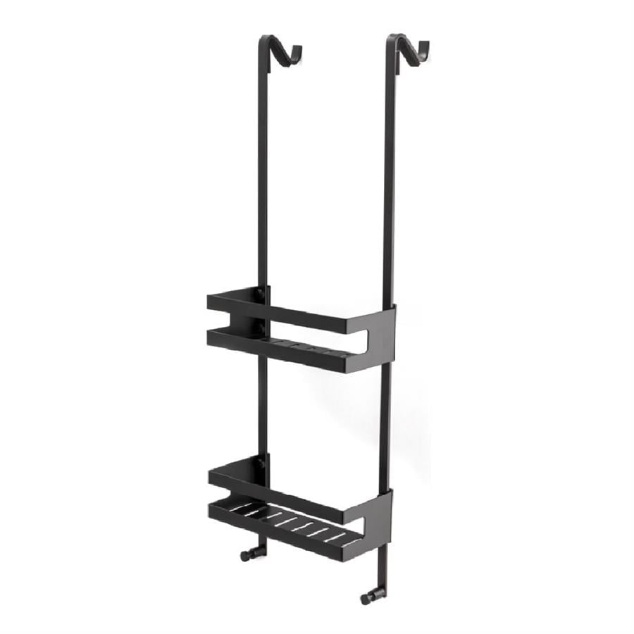 Banyo Duş Raf Sistemi Siyah Renk 750X173X242 Mm