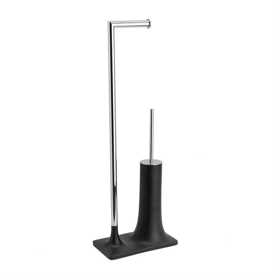Banyo Hareketli Wc Set Siyah-Krom Renk 718X141X246 Mm