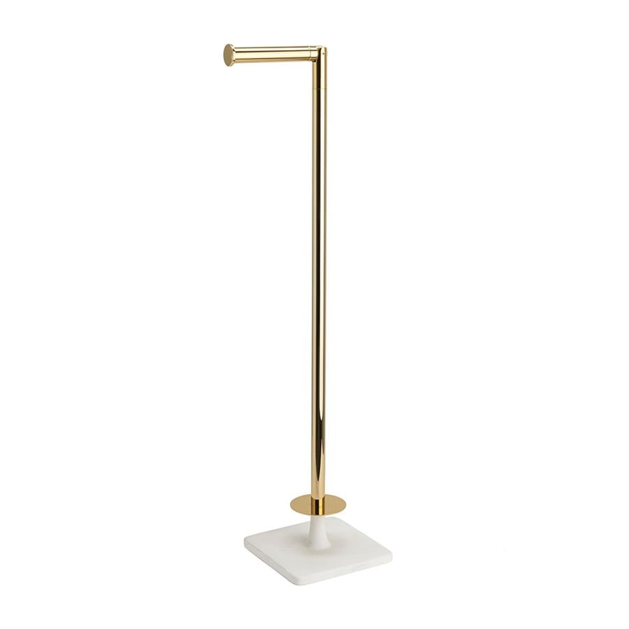 Banyo Hareketli Yedek Kağıtlık Beyaz-Gold Renk 707X156X212 Mm