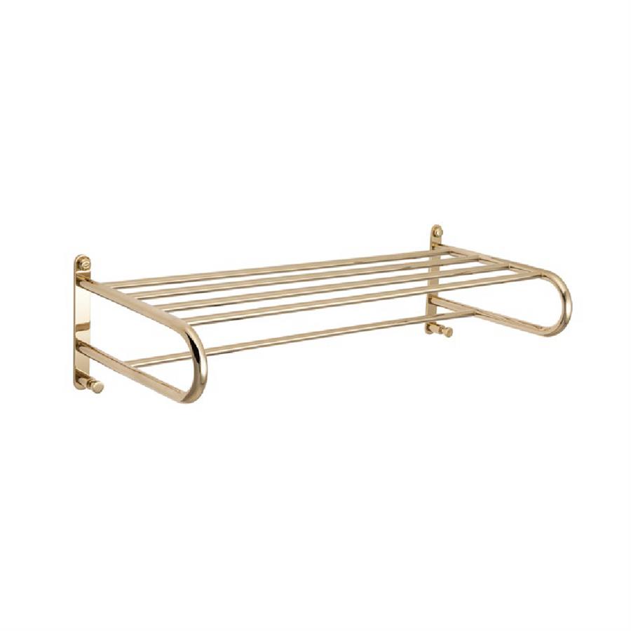 Banyo Havlu Rafı Gold Renk 259X165X590 Mm