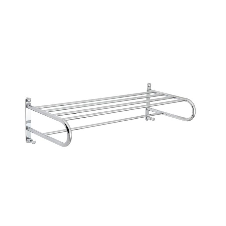 Banyo Havlu Rafı Krom Renk 259X165X590 Mm