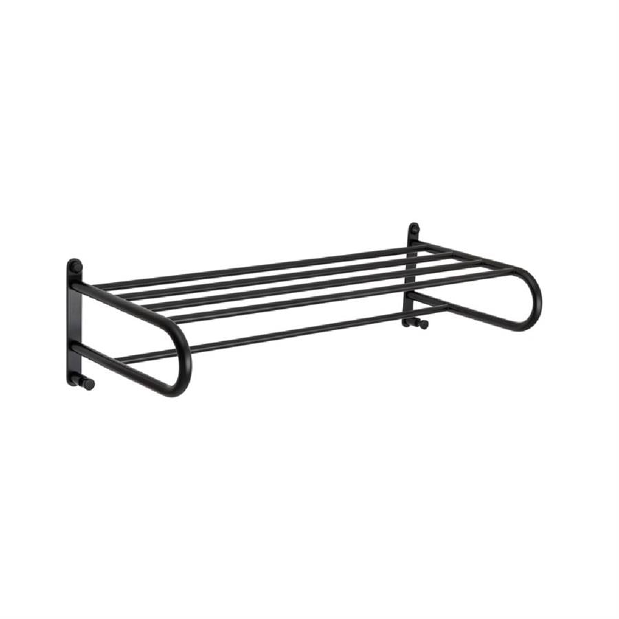 Banyo Havlu Rafı Siyah Renk 259X165X590 Mm