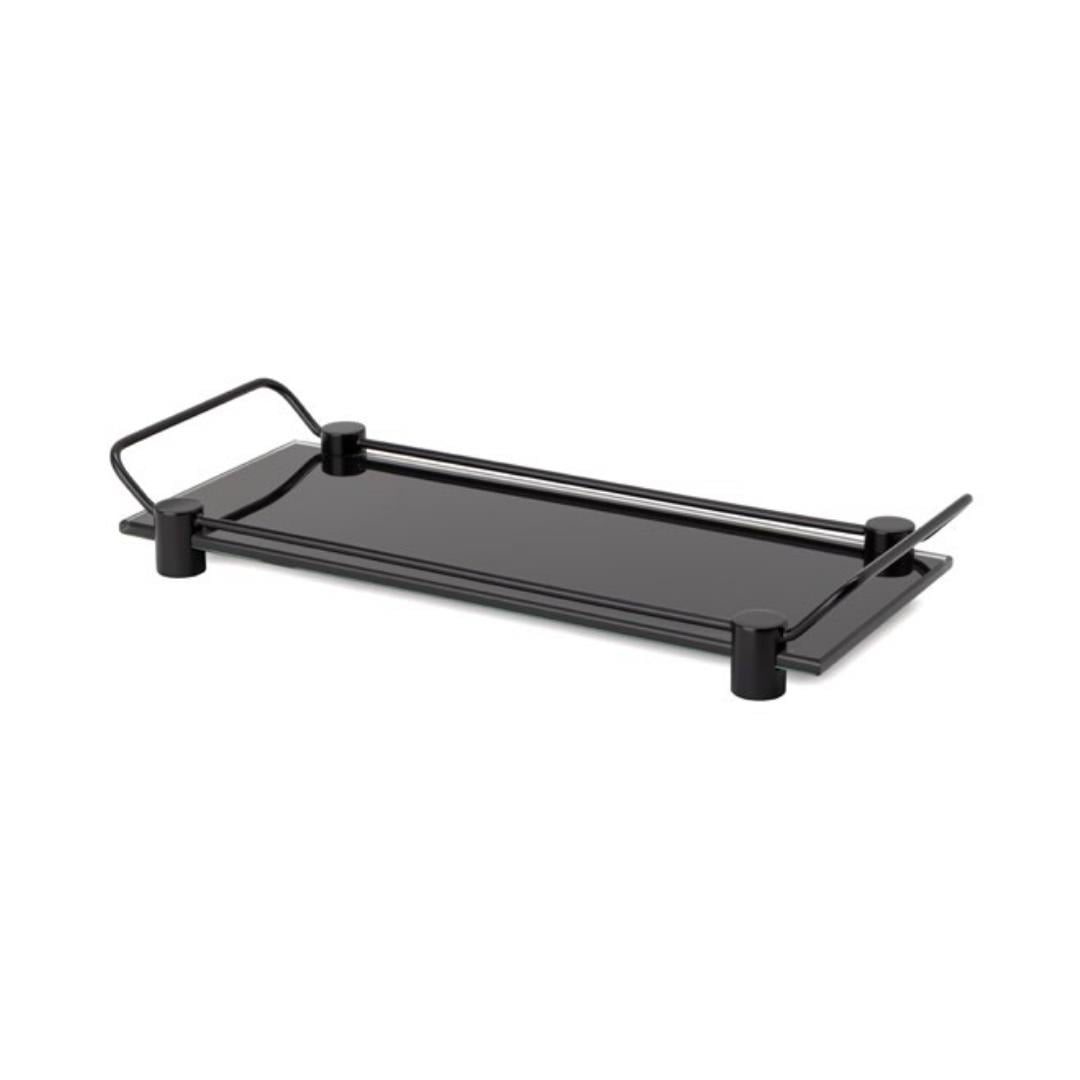 Banyo Tepsisi Cam Siyah Renk 36x125x312 mm
