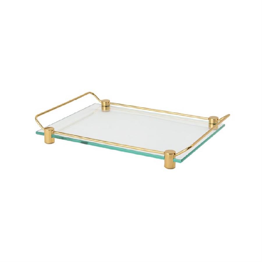 Banyo Tepsisi Cam/Altın 36X209X313 Mm