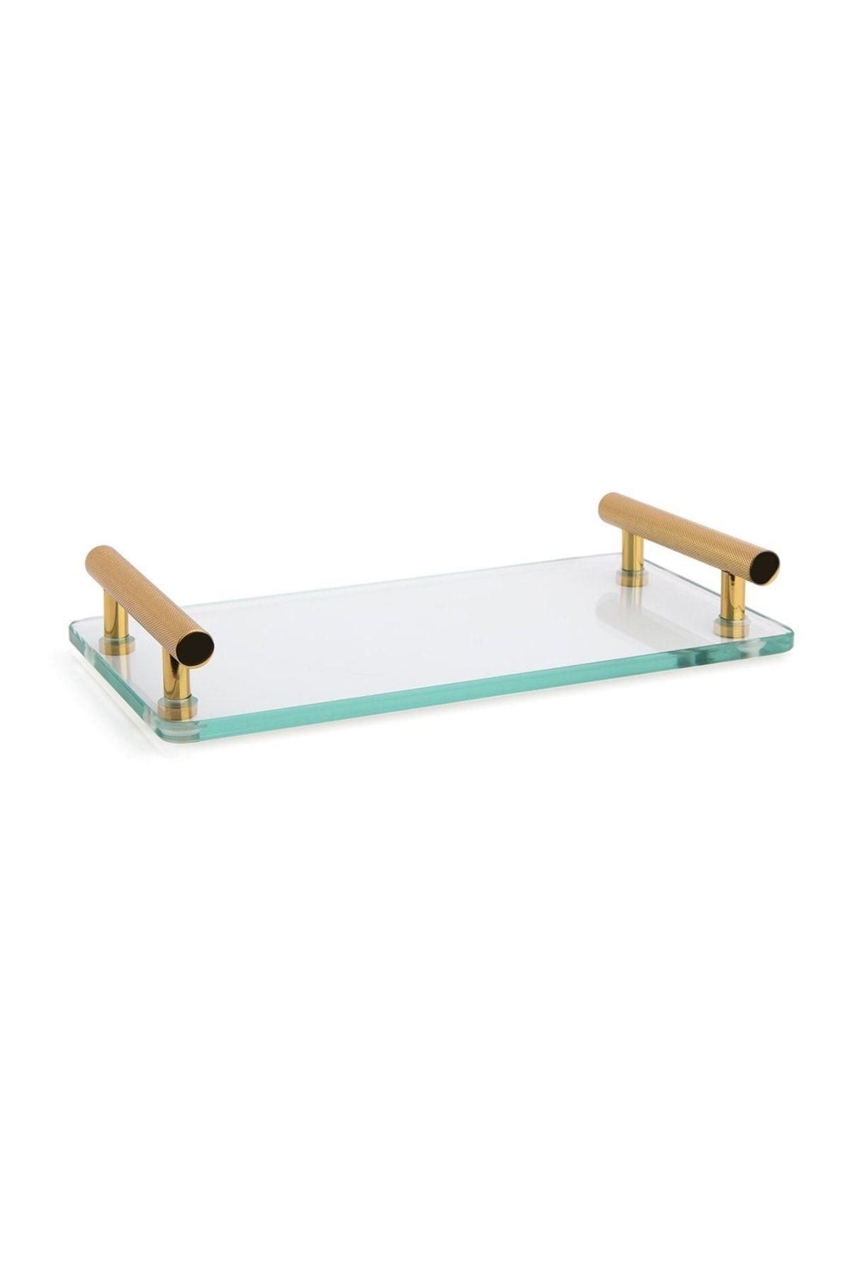 Banyo Tepsisi Cam/Gold