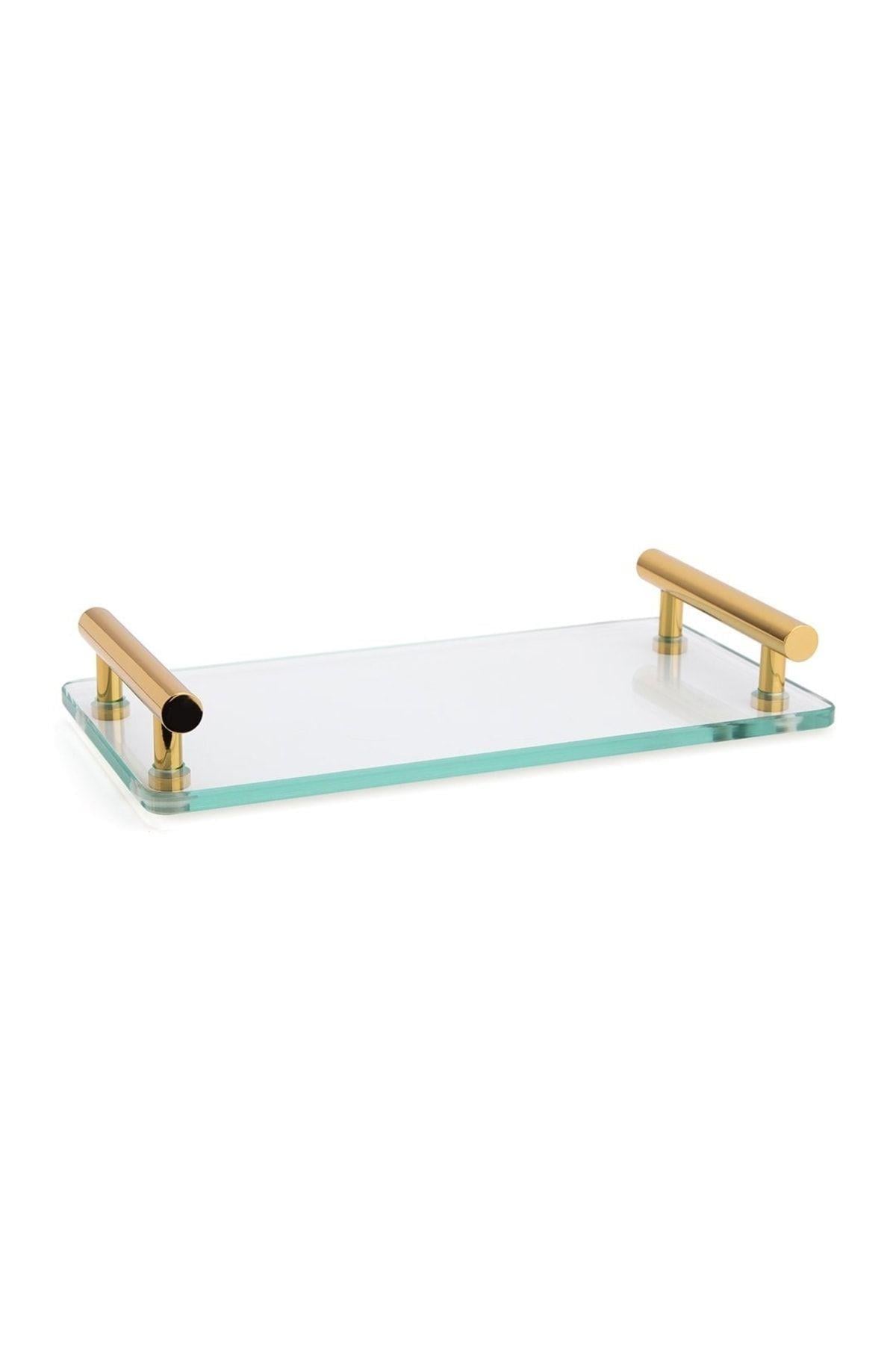 Banyo Tepsisi Cam/Gold 54X170X330 mm
