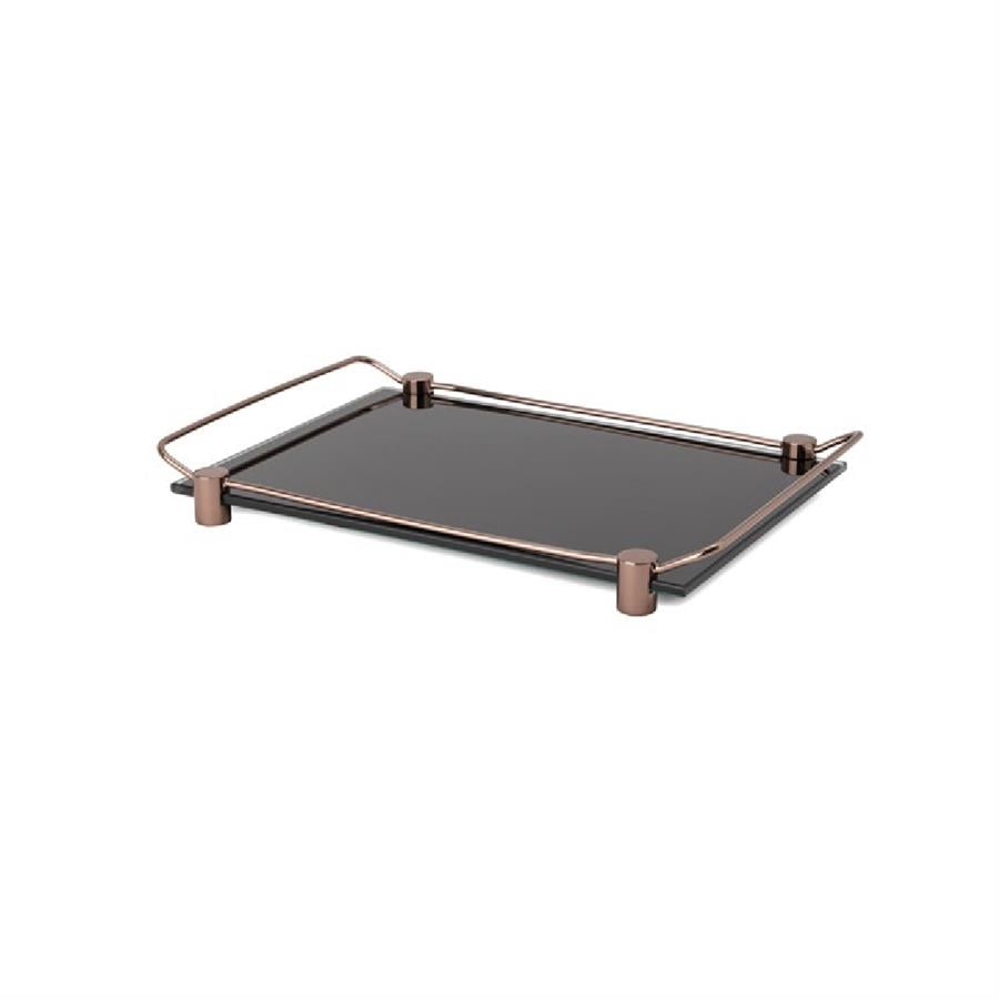 Banyo Tepsisi Cam/Rose Renk  36X209X313 Mm