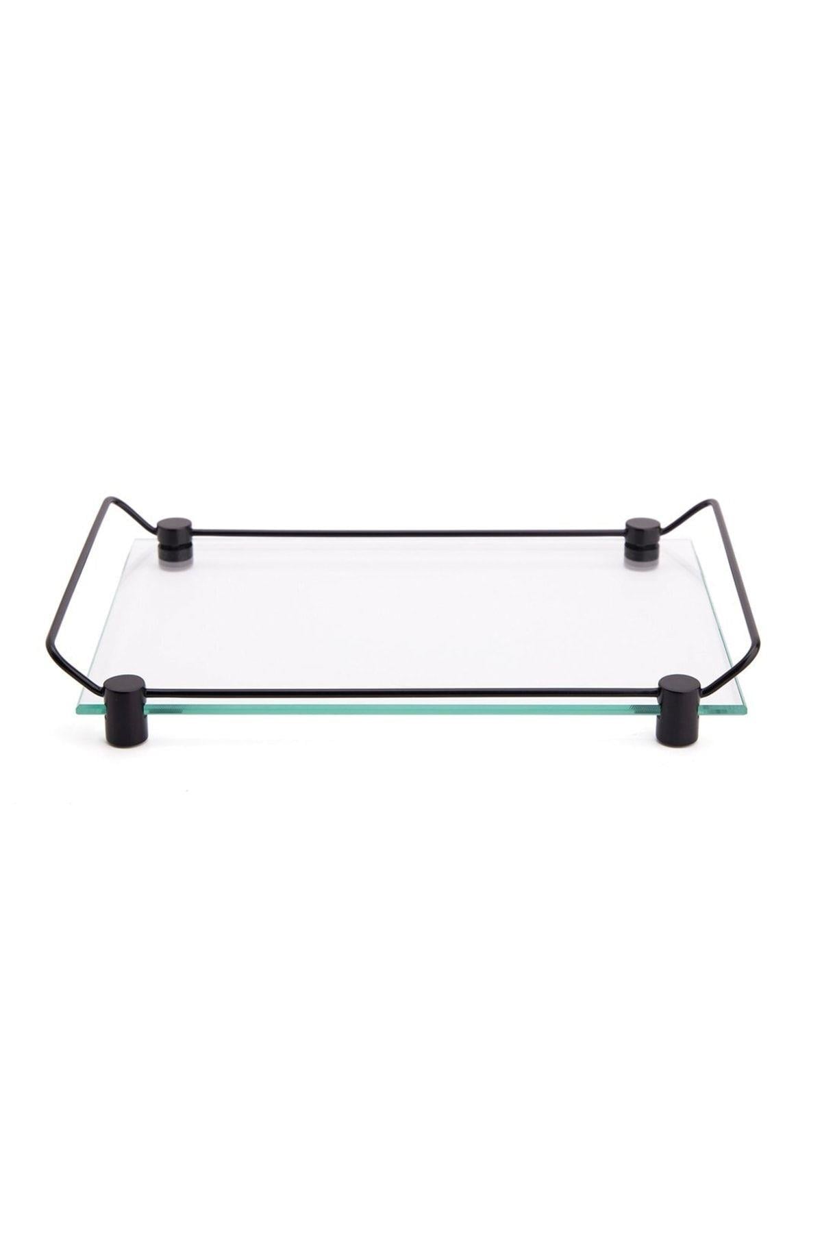 Banyo Tepsisi Cam/Siyah 36X209X313 mm