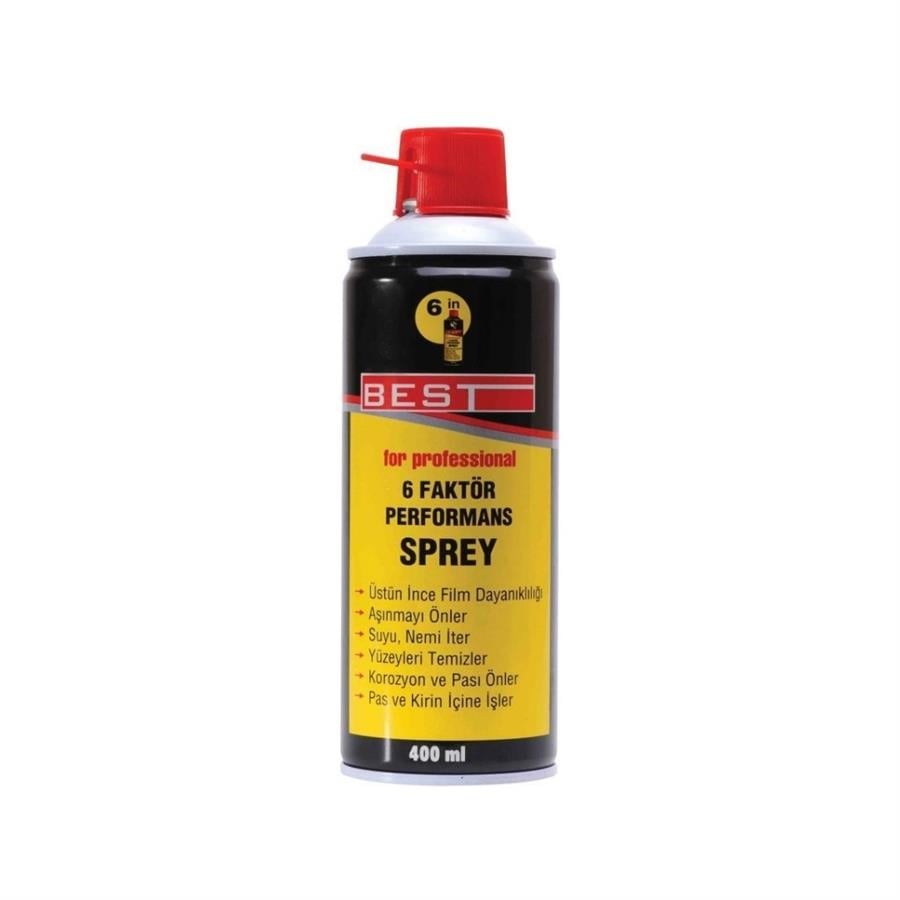 Best 6 Faktör Pas Sökücü Yağlayıcı Sprey 400 Ml