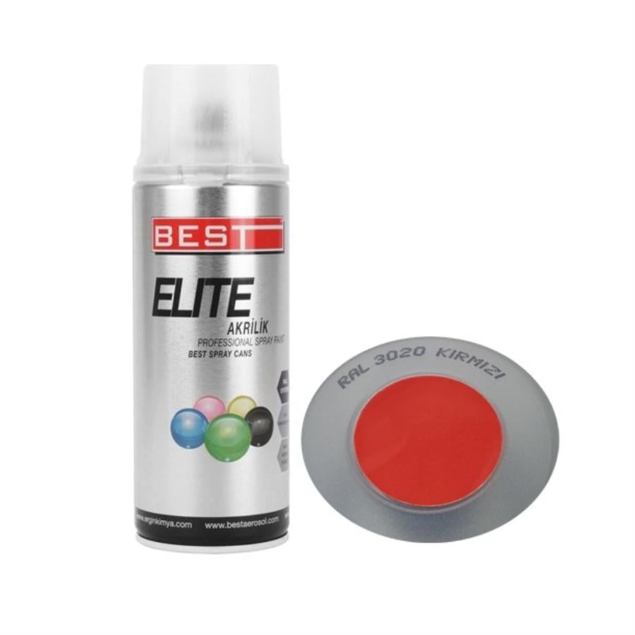 Best Elite Sprey Boya Ral 3020 Kan Kırmızı 400 Ml