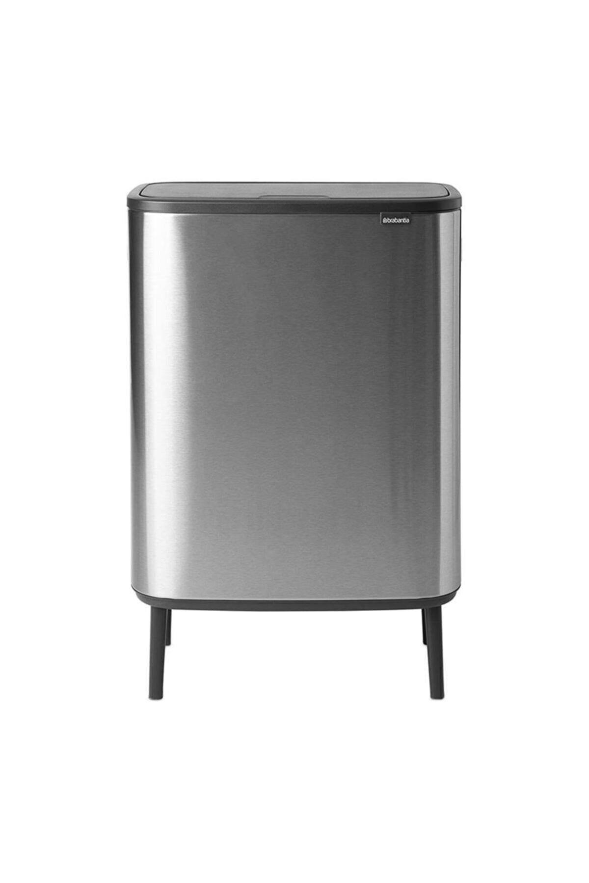 Bo Fpp Matt Steel Hı Dokunmatik Çöp Kutusu 60l