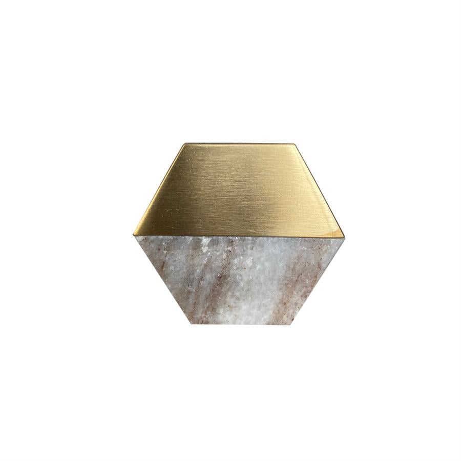 Çap 35Mm X 40Mm Kum/Mat Sarı Düğme Kulp / Doğal Taş