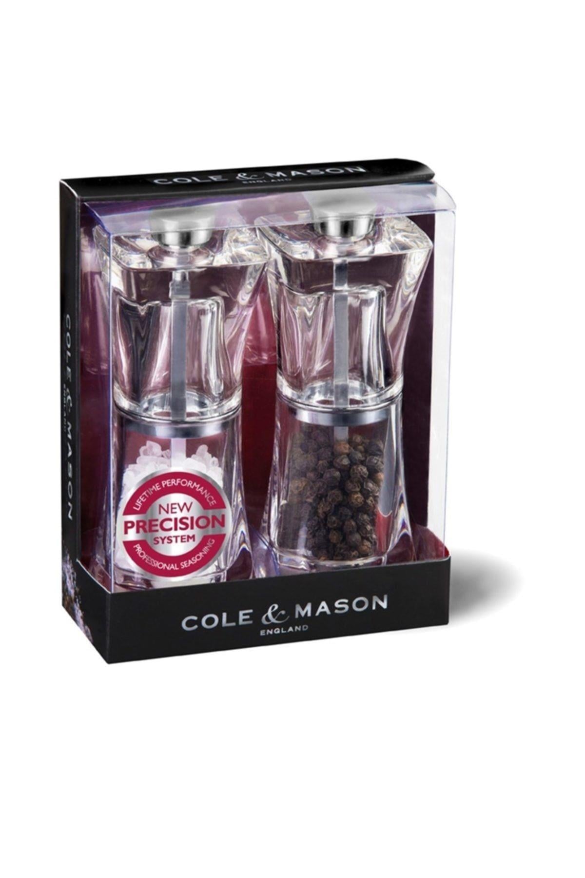 Cole - Mason H37408p Crystal 125mm Tuz-biber Değirmeni Seti