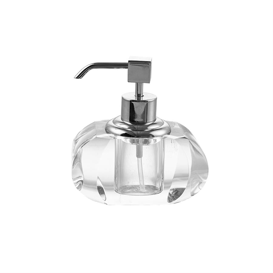 Cyrstal Bath Accessory Soap Dispenser Transparent-Chrome 80 ml