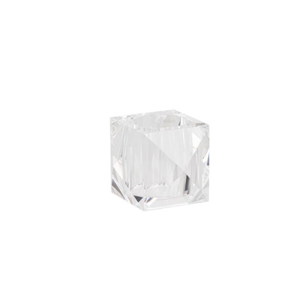 Cyrstal Bath Accessory Tooth Mug Transparent 90x114x114 mm