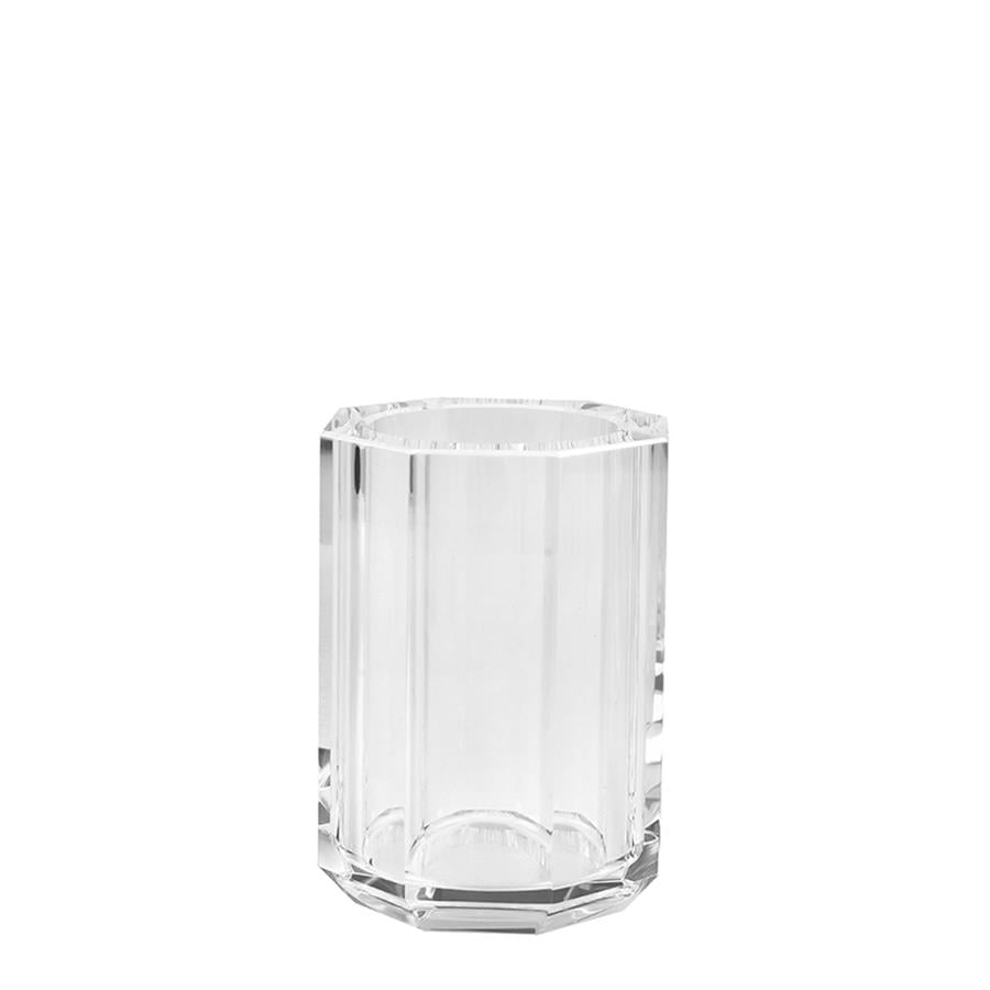 Cyrstal Bath Accessory Tooth Mug Transparent