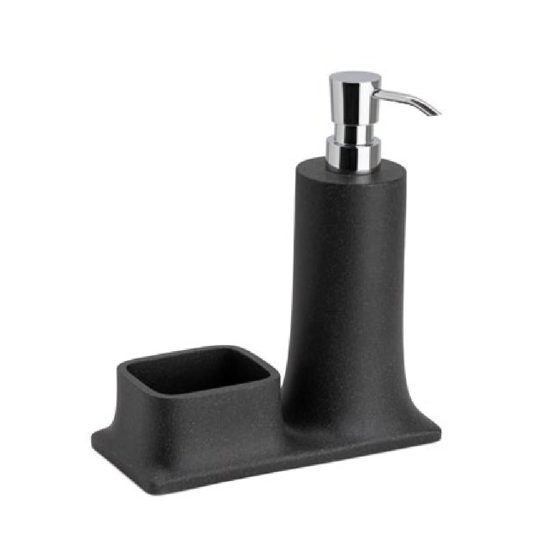 Deterjanlık Ve Süngerlik Siyah/Krom Renk 216X102X195 Mm