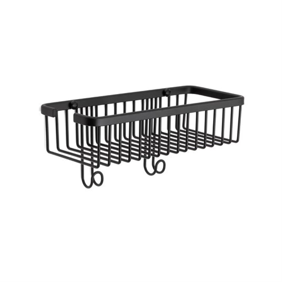Diktörtgen 28 Cm Duş Rafı Siyah Renk 129X120X282 Mm