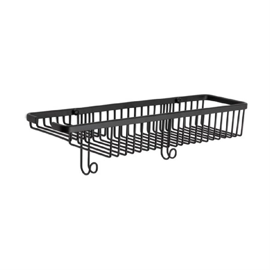 Diktörtgen 45 Cm Duş Rafı Siyah Renk 129X120X450 Mm