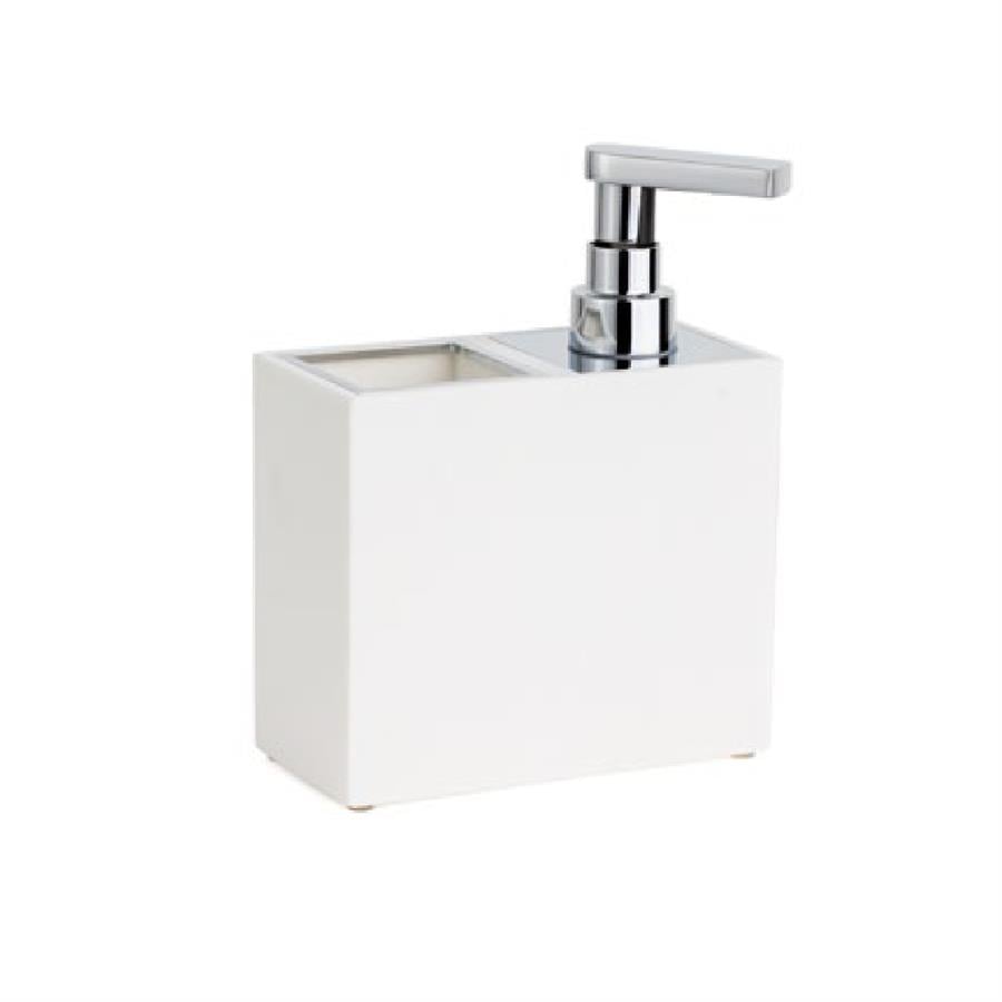 Diş Fırçalığı/Sıvı Sabunluk Beyaz/Krom Renk 189X88X146 Mm
