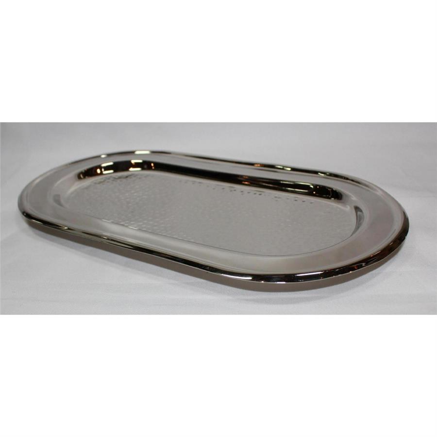 Dövülmüş Metal Tepsi 28 X 15Cm