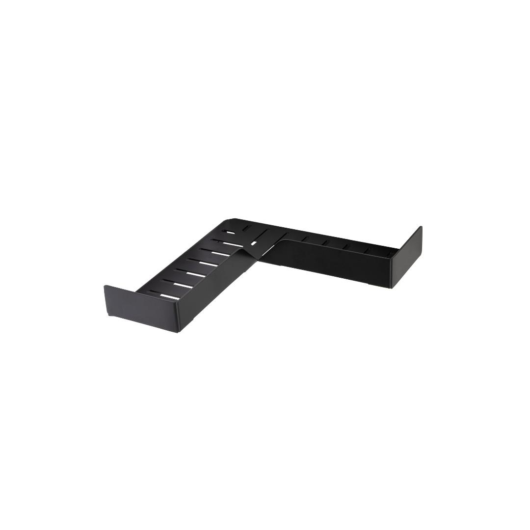 Duş Raf Sistemi Siyah Renk 68X280X280 Mm