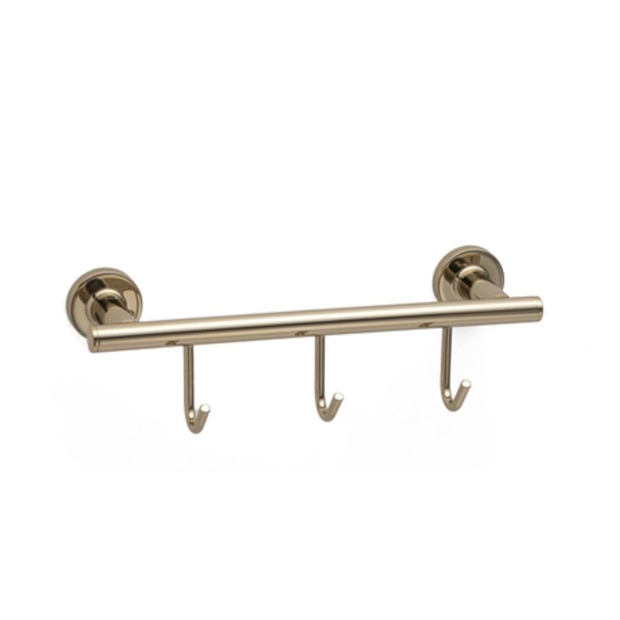 Duvara Montajlı 3'Lü Askılık Gold Renk 60x71x28 mm