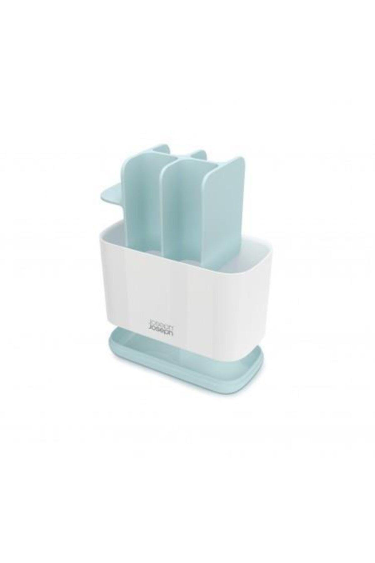 Easy-Store Büyük Diş Fırçalık - Beyaz/Mavi