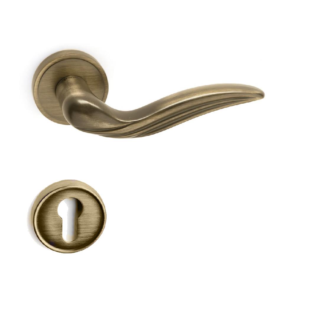 ELARA Rozetli Kapı Kolu Antik