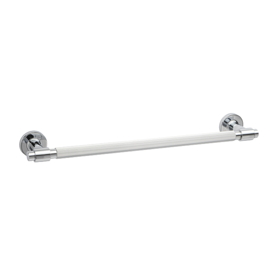Ezel Duvara Montajlı Uzun Havluluk Krom 32 cm