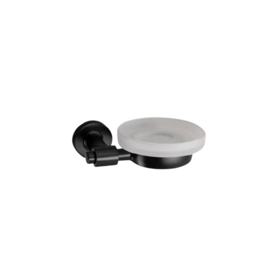Ezel Sabunluk Cam/Siyah Renk 50X117X148 Mm