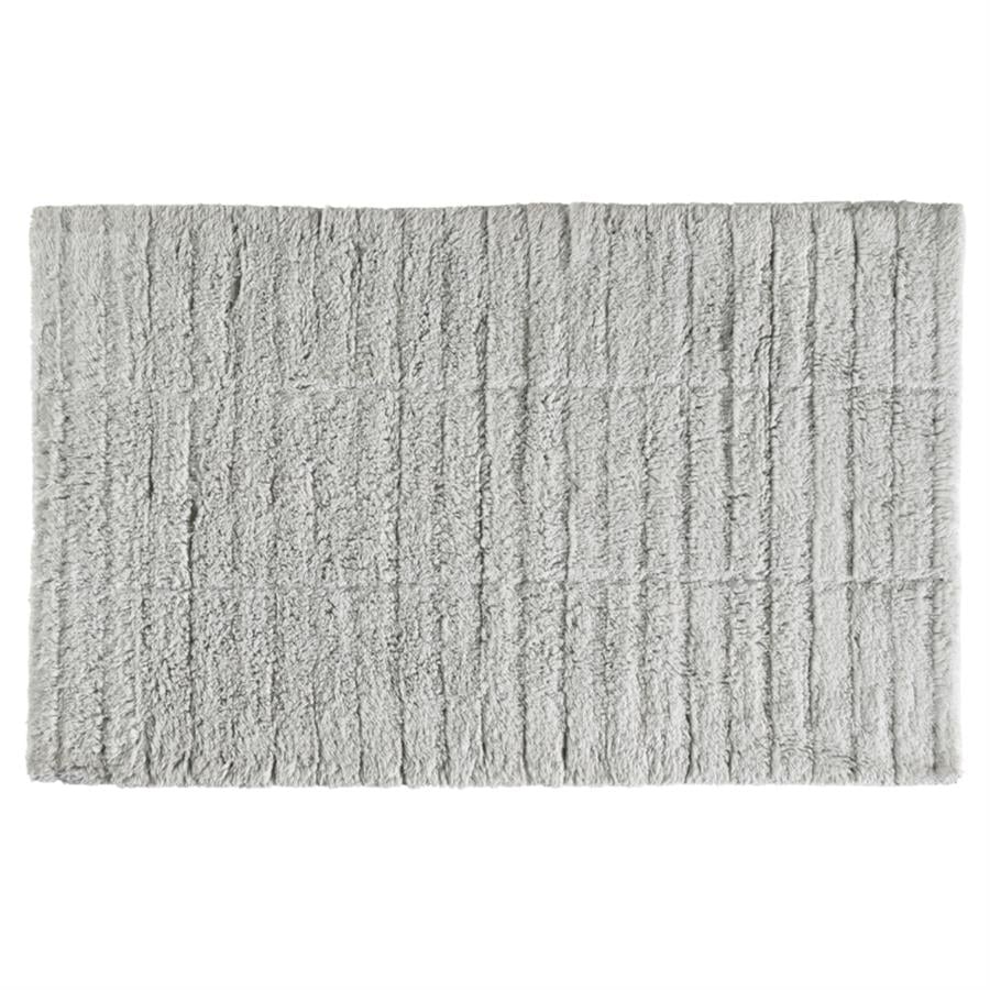 Fayans Banyo Paspası Yumuşak Gri %100 Pamuk 50x80 cm