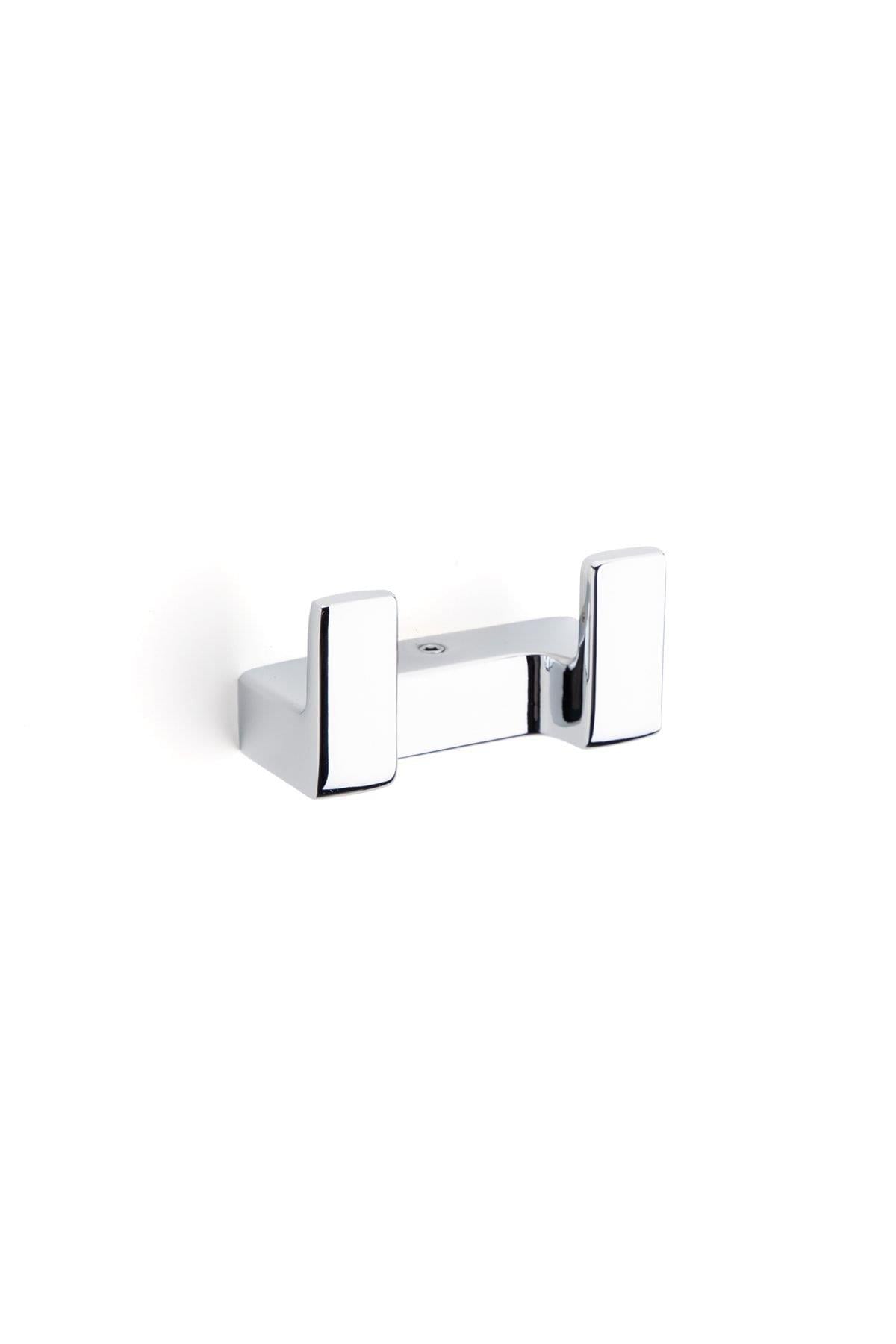 Flat İkili Askılık Krom Renk 43X37X80 mm