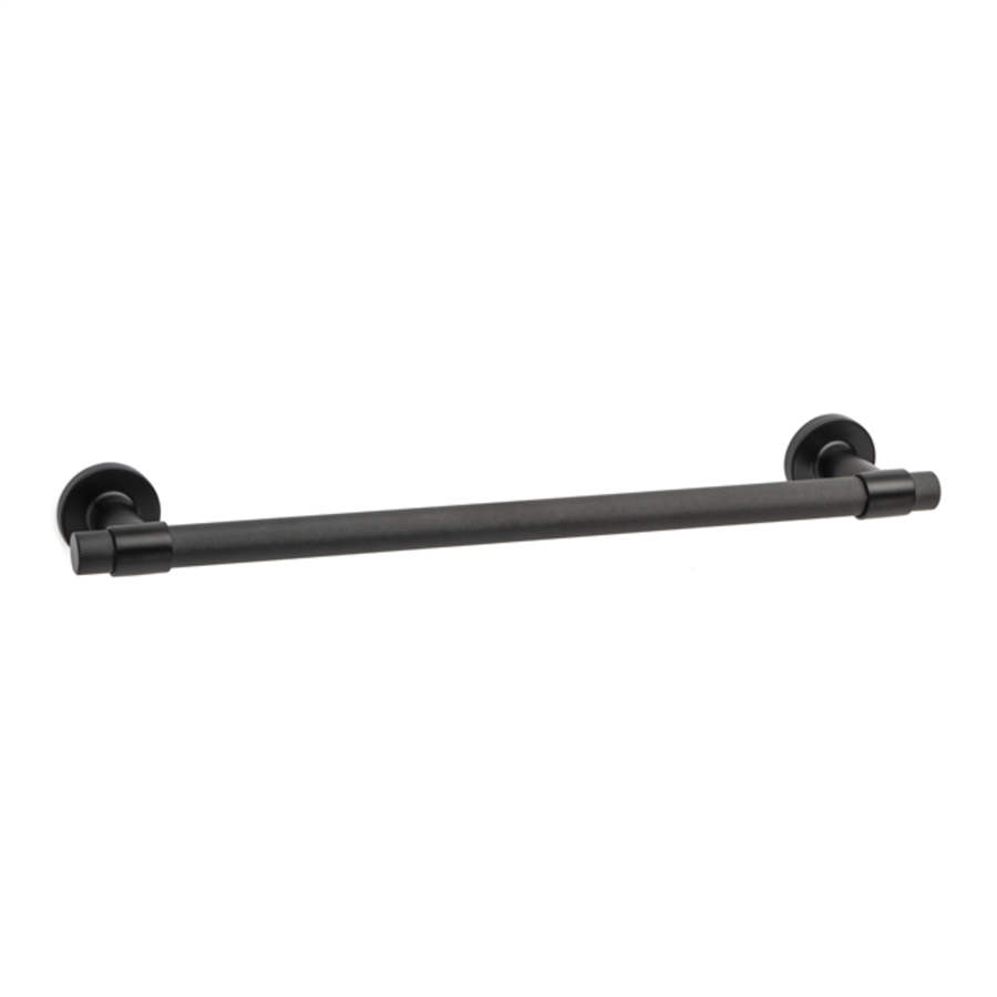 Flexu Duvara Montajlı Uzun Havluluk Siyah 45 cm