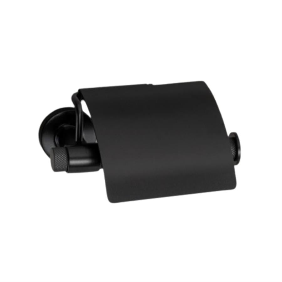 Flexu Kapaklı Tuvalet Kağıtlığı Siyah Renk 85X88X158 Mm