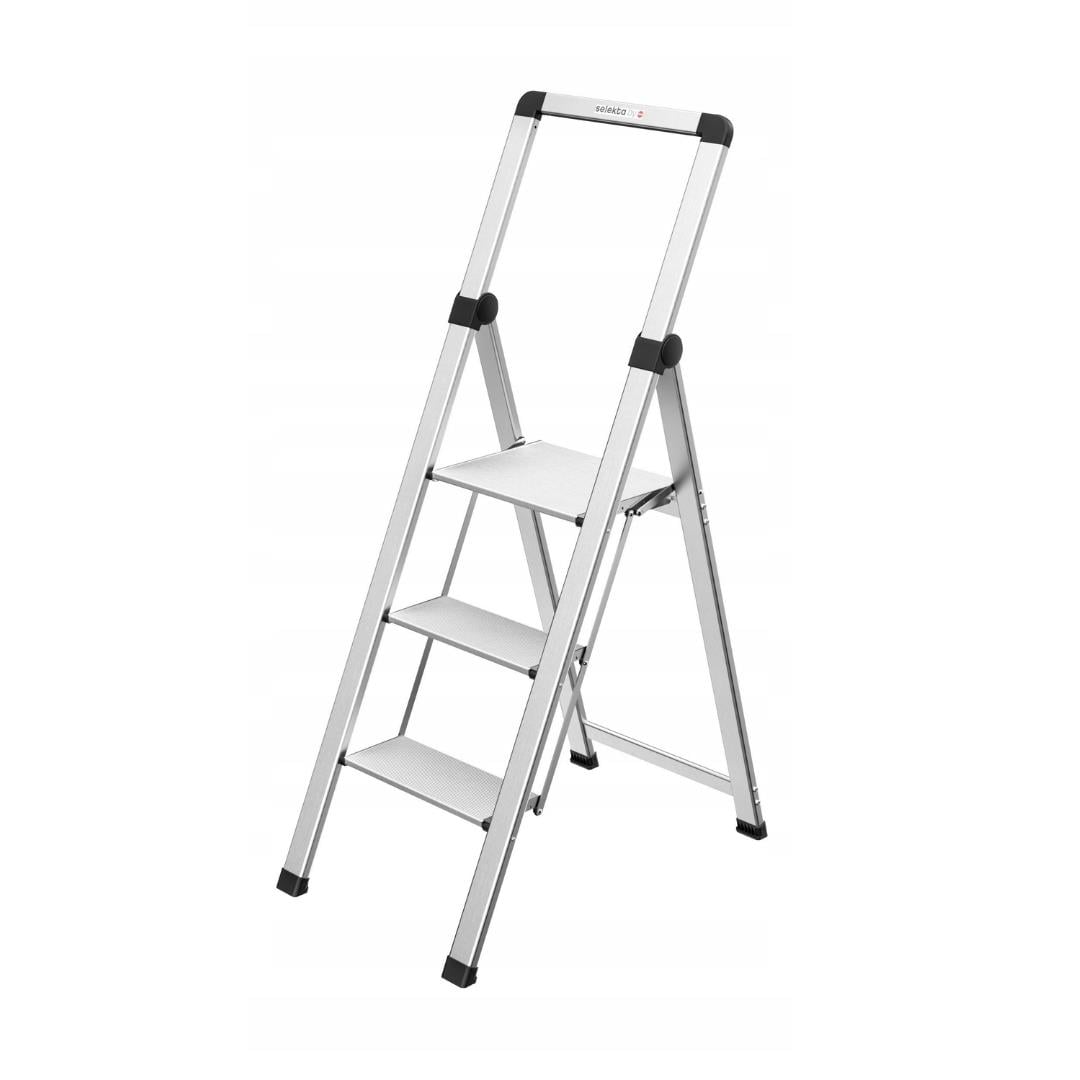 Hailo DK40 StandartLine 3 Basamaklı Emniyet Merdiveni Alüminyum Renk