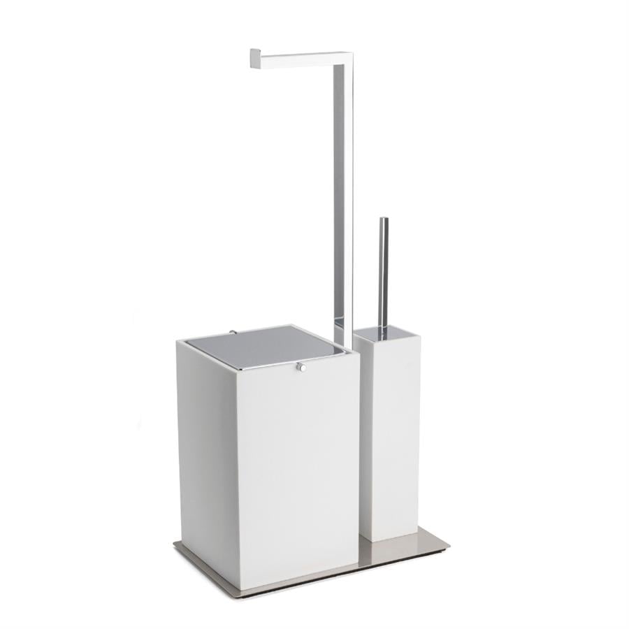 Hareketli Wc Set Beyaz/Krom Renk 719X211X350 Mm