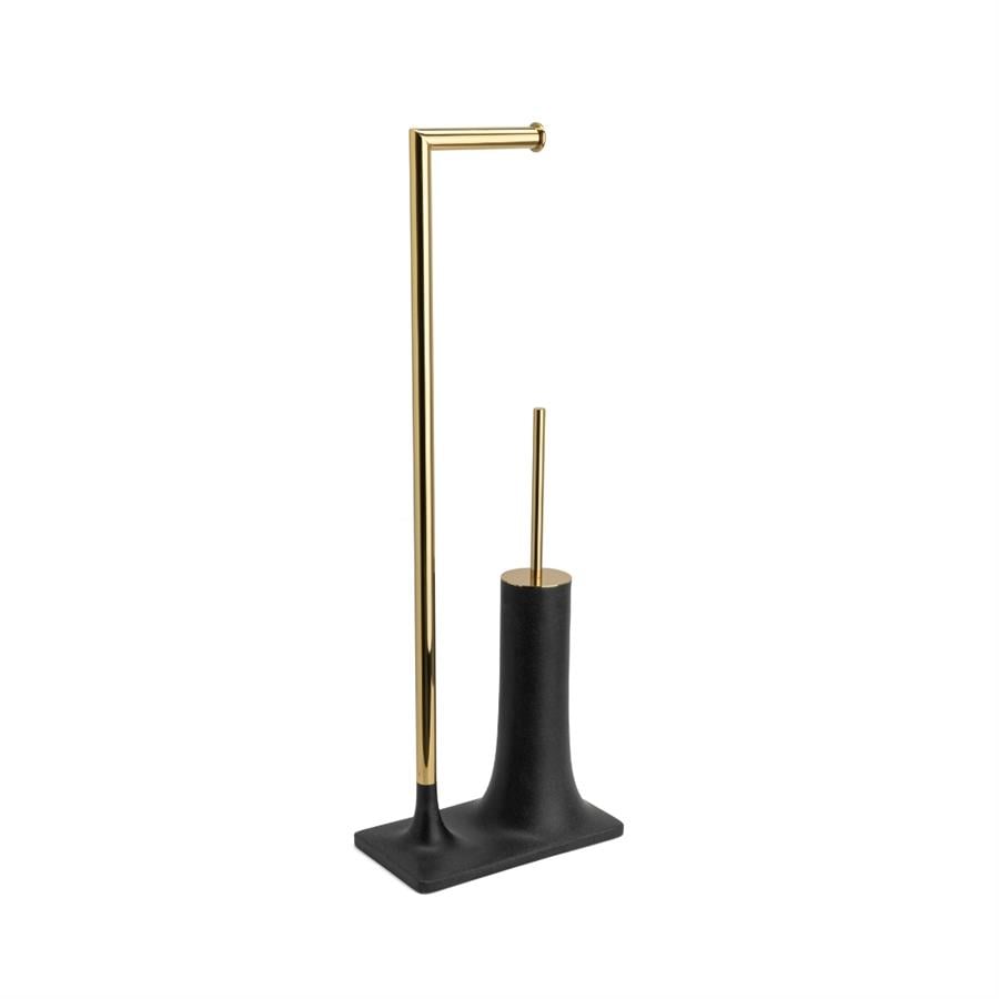 Hareketli Wc Set Siyah/Altın Renk 718X141X246 Mm