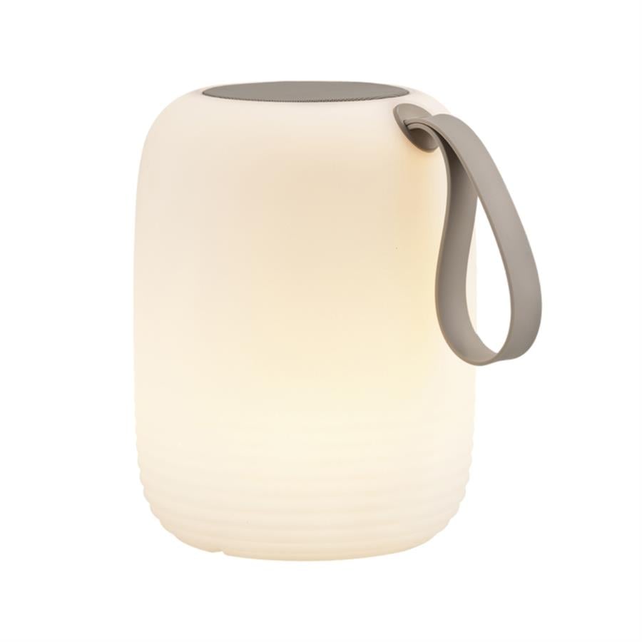 Hav Bluetooth Hoparlörlü + Led Lamba Beyaz/Kum 21 X 27.5 Cm