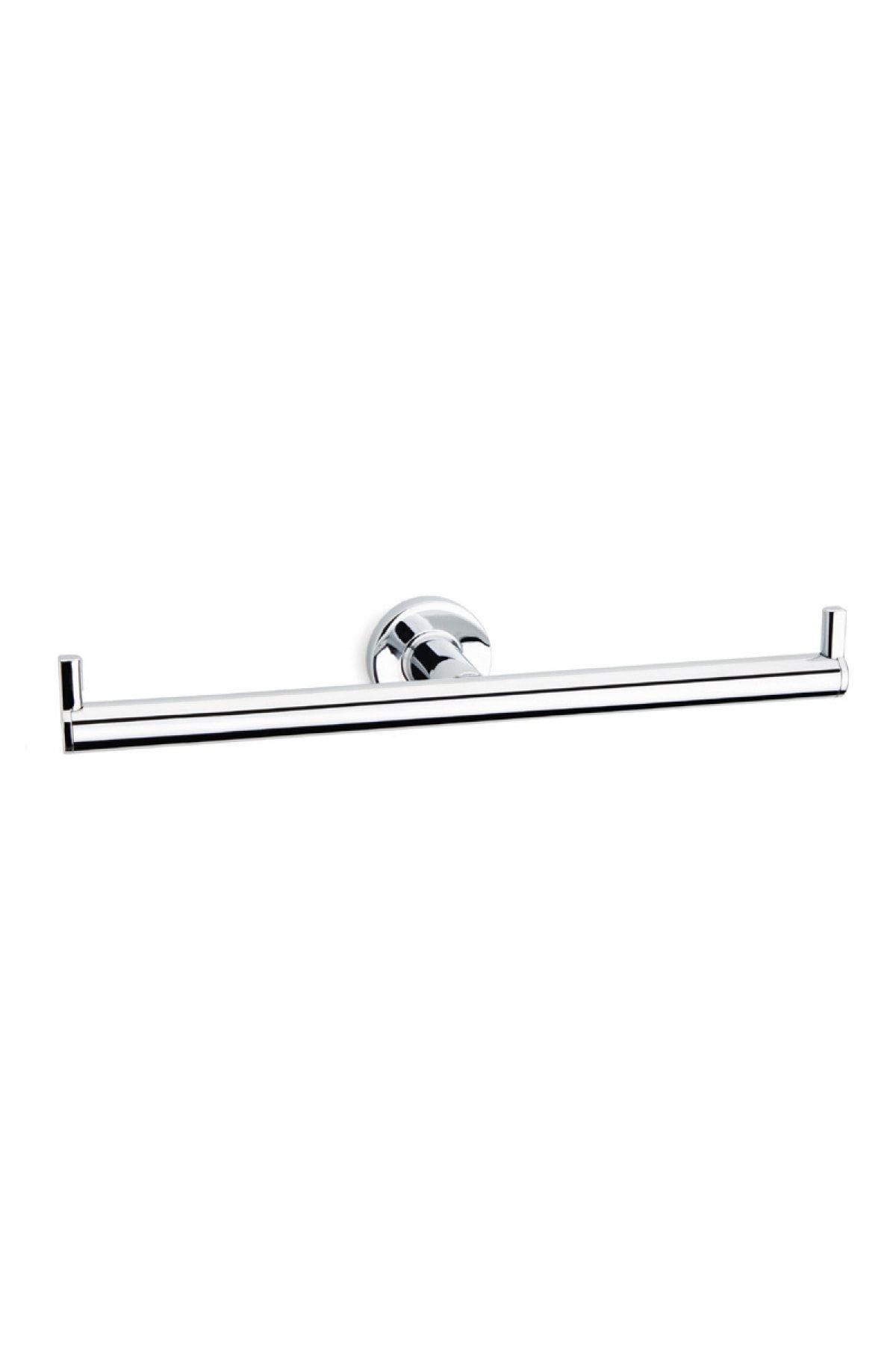 Hoop İkili Tuvalet Kağıtlığı Krom Renk 45X72X266 mm
