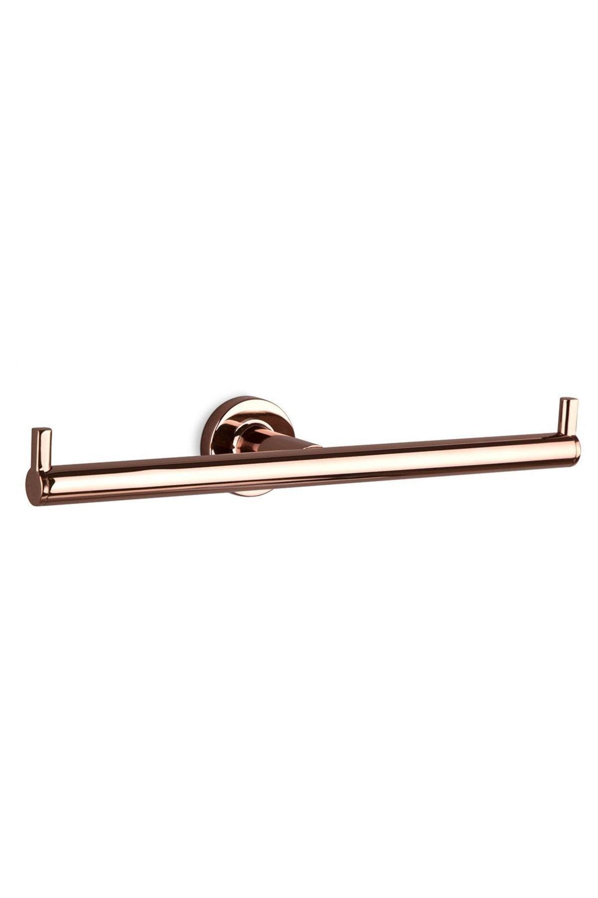 Hoop İkili Tuvalet Kağıtlığı Rose Renk 45X72X266 mm