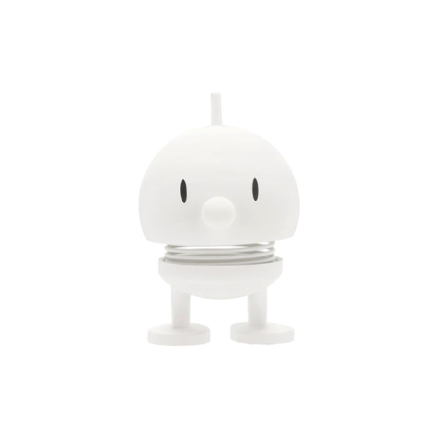 Hoptimist Bumble Sallanan Figür, Dekorasyon Small White 7,6 X 5,8 Cm (Gülümse) 