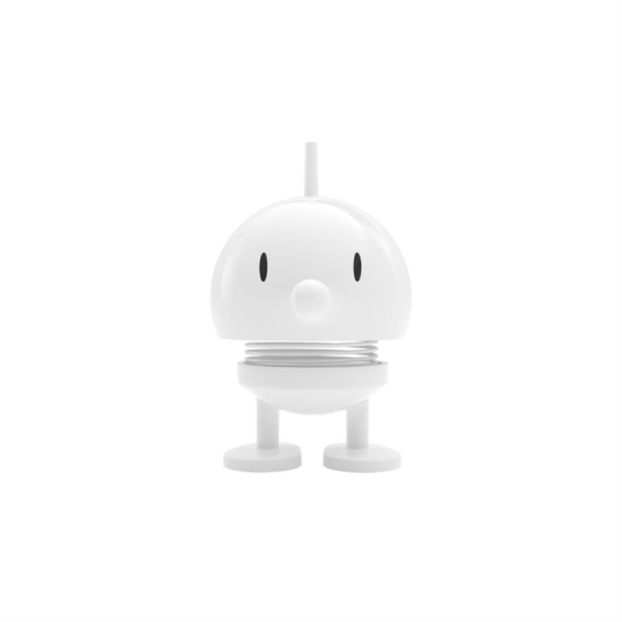 Hoptimist Bumble Sallanan Figür, Dekorasyon Small White 7,6 X 5,8 cm (Gülümse) 