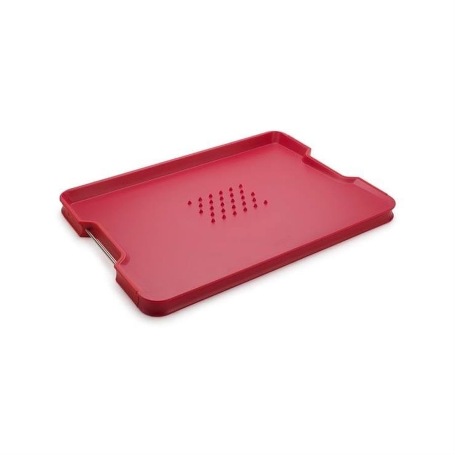 Joseph Joseph Cut&Carve Plus Büyük Kesme Tahtası Kırmızı 