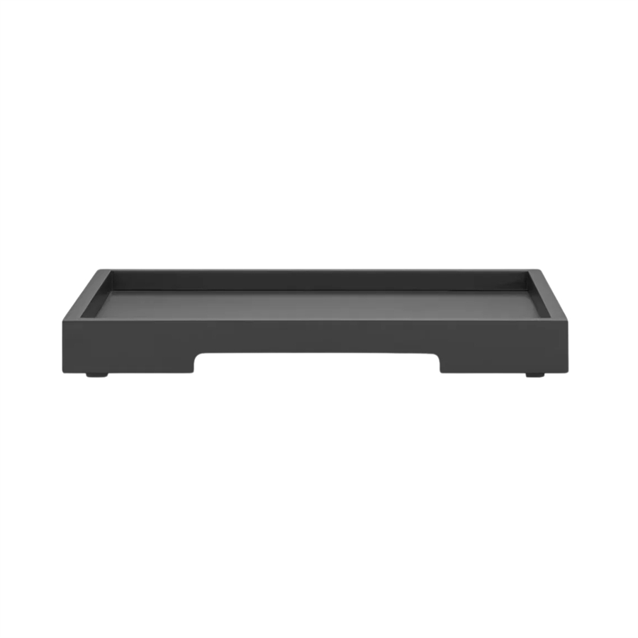 KASANE MDF Tepsi Antrasit S Boy 24x19x3 cm
